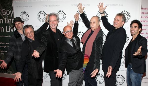 Dominic Nolfi, Frankie Valli, Bob Gaudio, Paul Shaffer, Marshall Brickman, Rick Elice Photo