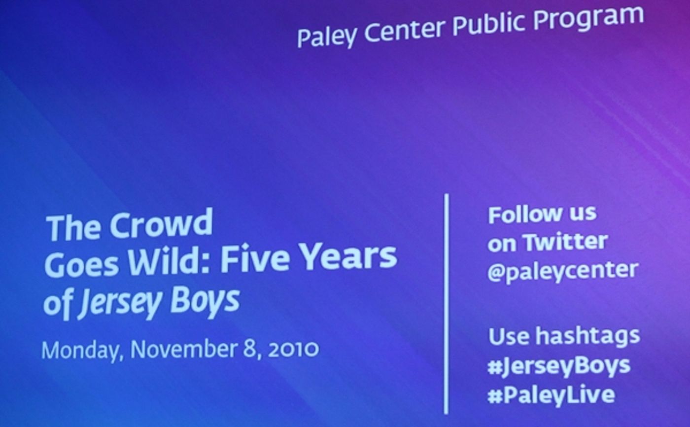 Photo Coverage: JERSEY BOYS Q & A at the Paley Center  Image