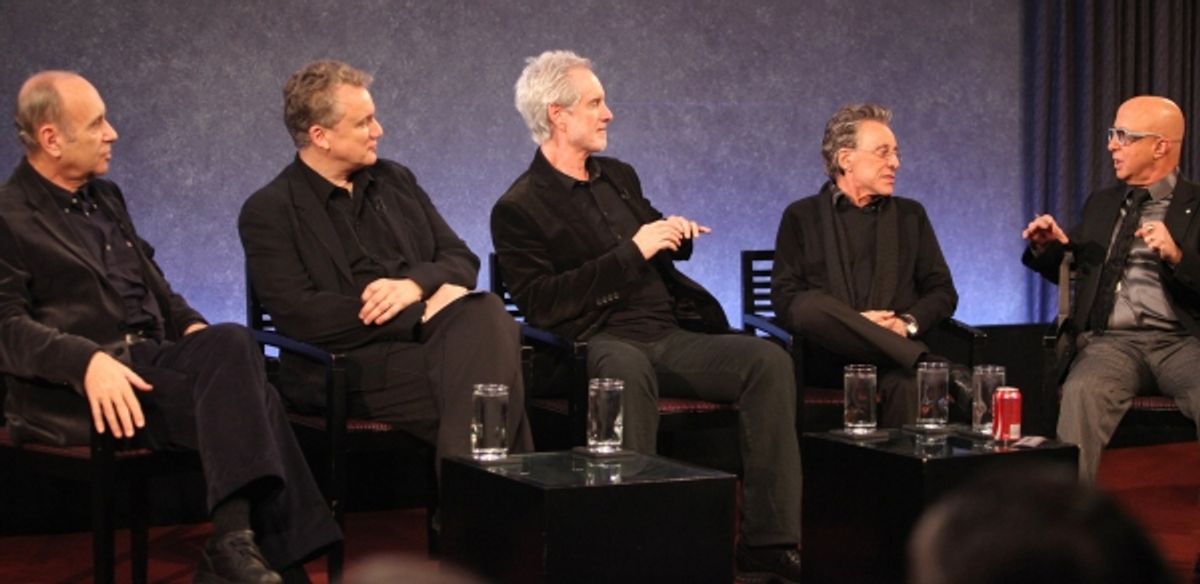 Marshall Brickman, Rick Elice, Bob Gaudio, Frankie Valli & Paul Shaffer at 