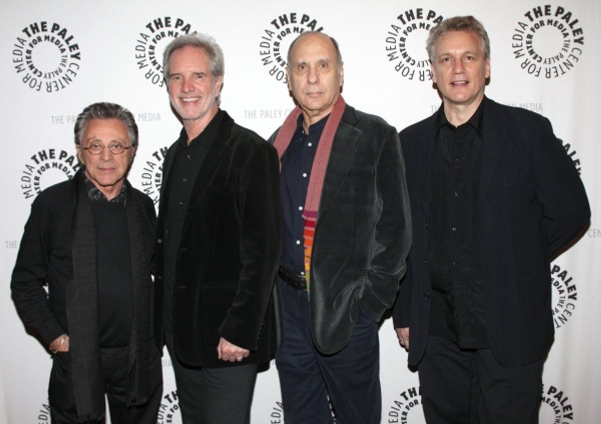 Frankie Valli, Bob Gaudio, Marshall Brickman, Rick Elice at 