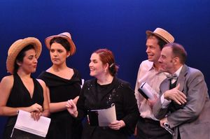 Nadine Malouf, Kerry Conte, Donna Lynne Champlin, Osborn Focht and Patrick Richwood Photo
