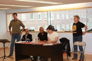 Arnau Vila, Rijk Brouwer, Clement Ishmael, John Stefaniuk and Moira Chapman  Photo