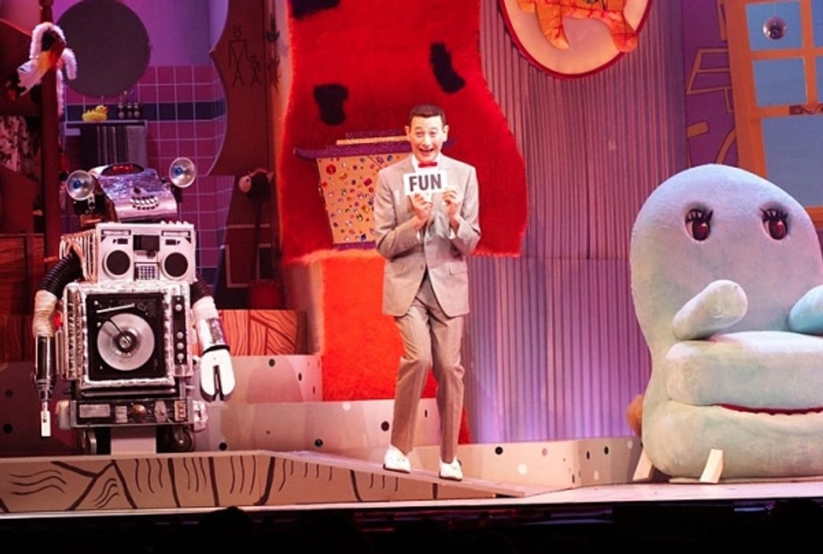 Paul Reubens as Pee-Wee Herman at 