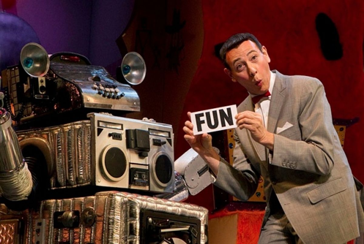 Paul Reubens as Pee-Wee Herman at 