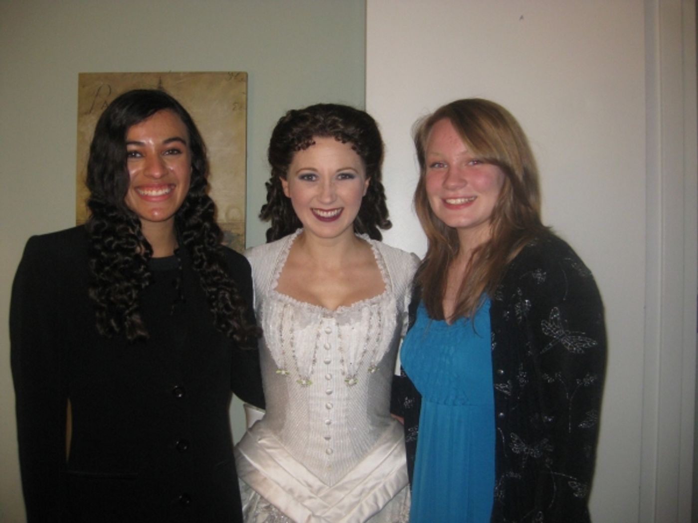 Photo Flash: High School PHANTOM Cast Visits Broadway Production  Image