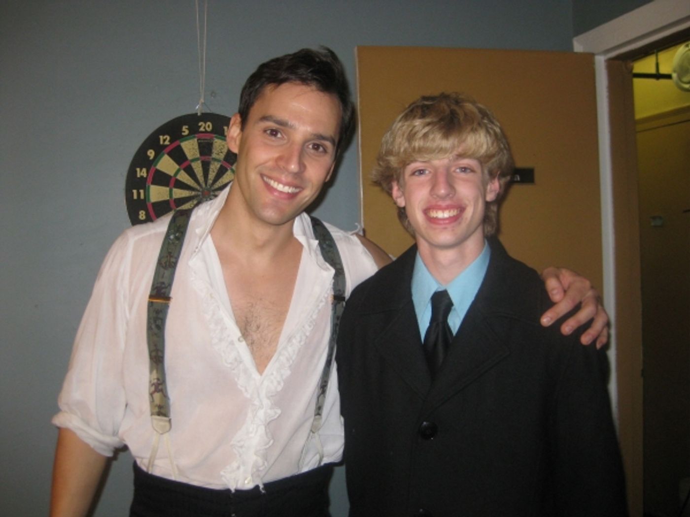 Photo Flash: High School PHANTOM Cast Visits Broadway Production  Image