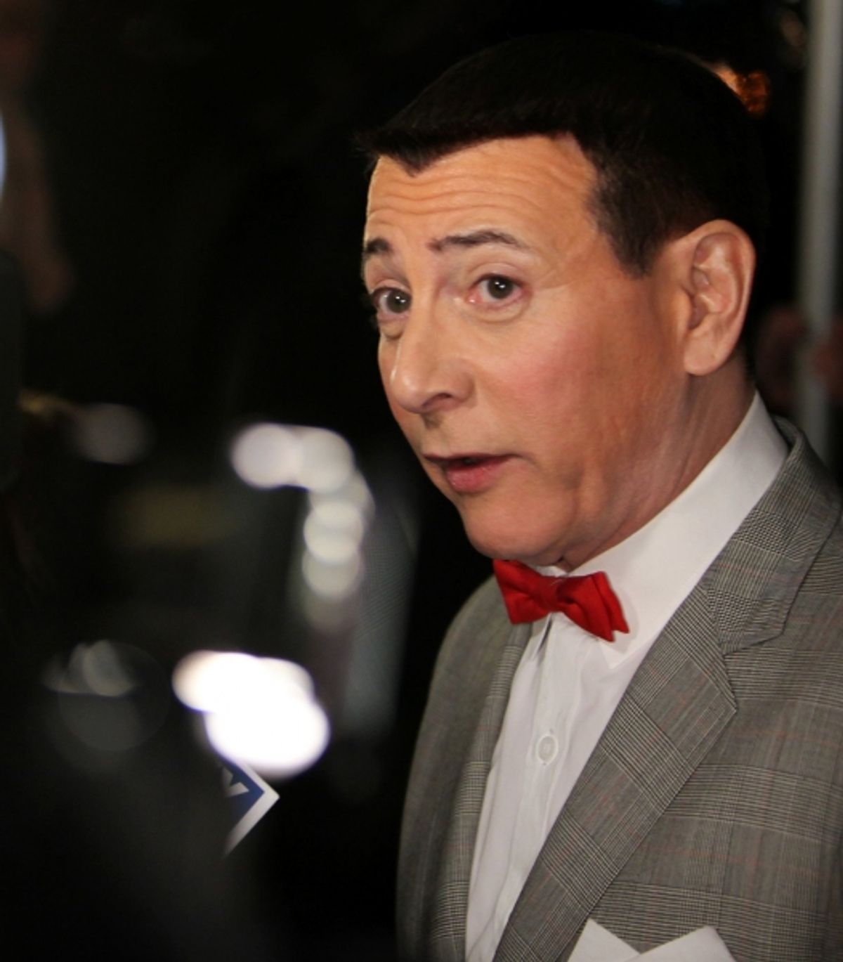 Paul Reubens as Pee-Wee Herman at 