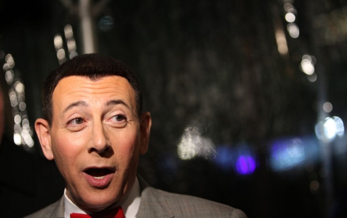 Paul Reubens as Pee-Wee Herman at 