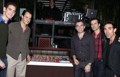 Ryan Jesse, Matt Bogart, Jarrod Spector, Dominic Nolfi & Dominic Scaglione Jr. 
 Photo