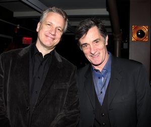 Rick Elice & Roger Rees @ BroadwayWorld Rick Elice & Roger Rees Photo