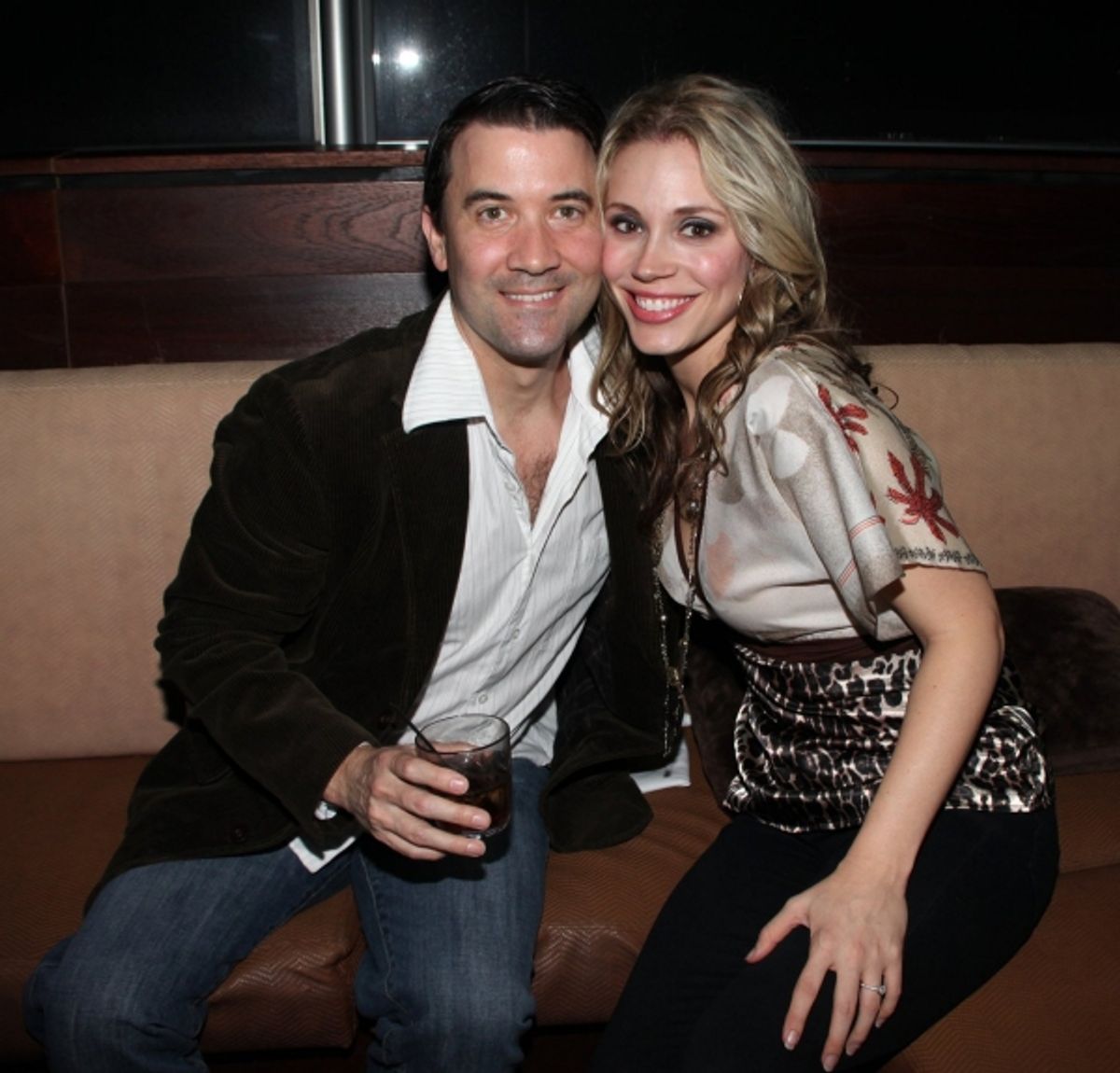 Miles Aubrey & Jessica Rush  at 