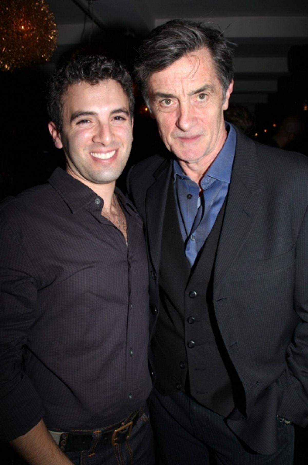 Jarrod Spector & Roger Rees  at 
