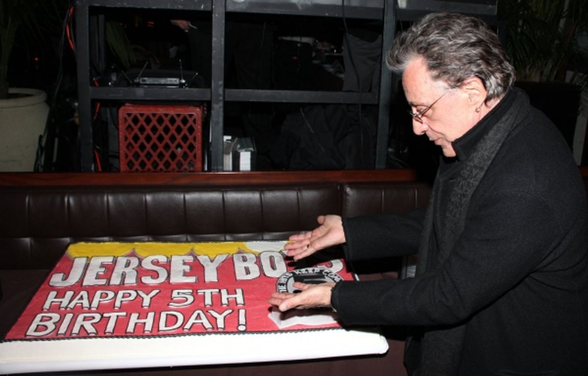 Frankie Valli at JERSEY BOYS Celebrates Five Years on Broadway at the Empire Hotel