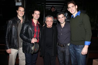 Matt Bogart, Dominic Nolfi, Frankie Valli, Jarrod Spector & Ryan Jesse Photo