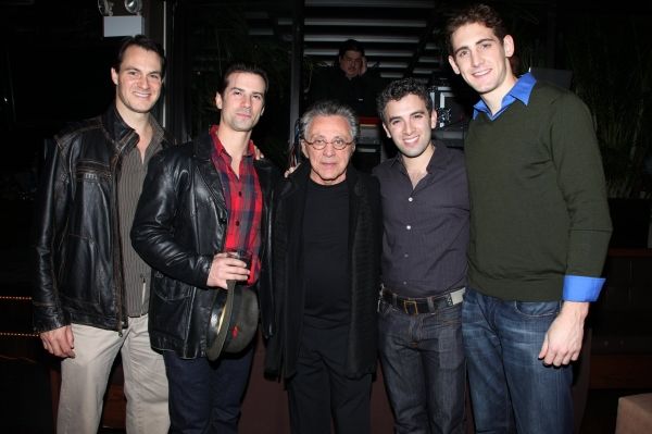 Matt Bogart, Dominic Nolfi, Frankie Valli, Jarrod Spector & Ryan Jesse Photo