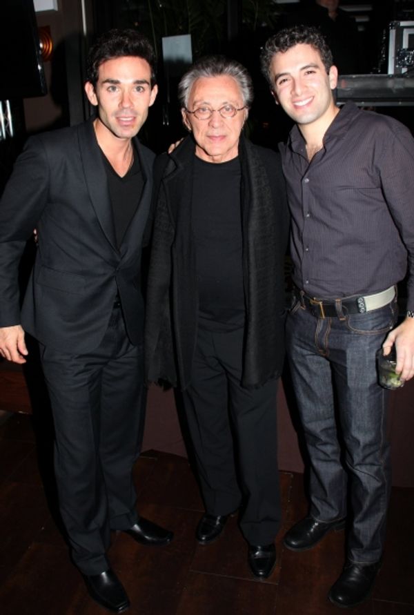 Dominic Scaglione Jr., Frankie Valli & Jarrod Spector  Photo