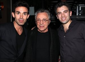 Dominic Scaglione Jr., Frankie Valli & Jarrod Spector @ BroadwayWorld Dominic Scaglione Jr., Frankie Valli & Jarrod Spector Photo
