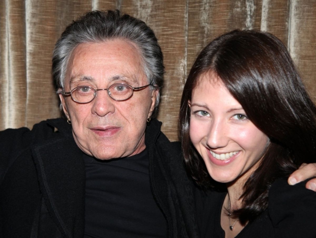 Frankie Valli & Girlfriend at JERSEY BOYS Celebrates Five Years on Broadway at the Empire Hotel