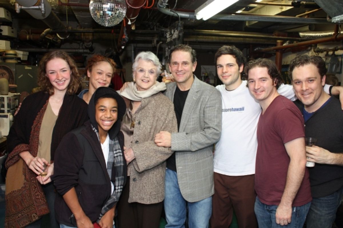 Amanda Quaid, Patrice Johnson, Christopher Borger, Angela Lansbury, David Lansbury, Jonny Orsini, Rory Duffy and Kern McFadden at 