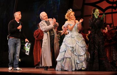 Producer Marc Platt, P.J. Benjamin, Katie Rose Clarke, Mandy Gonzalez Photo