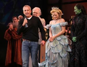 Producer Marc Platt, P.J. Benjamin, Katie Rose Clarke, Mandy Gonzalez Photo