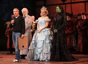 Producer Marc Platt, P.J. Benjamin, Katie Rose Clarke, Mandy Gonzalez Photo