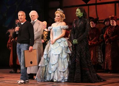 Producer Marc Platt, P.J. Benjamin, Katie Rose Clarke, Mandy Gonzalez Photo
