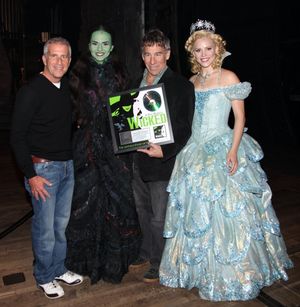 Producer Marc Platt , Mandy Gonzalez, Composer Stephen Schwartz & Katie Rose Clarke @ BroadwayWorld Producer Marc Platt , Mandy Gonzalez, Composer Stephen Schwartz & Katie Rose Clarke Photo