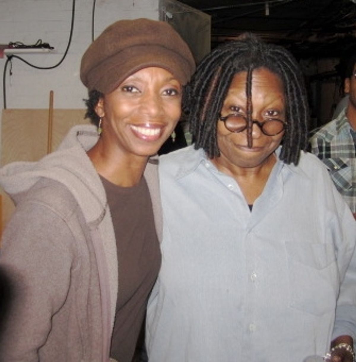Sharon Washington and Whoopi Goldberg at 