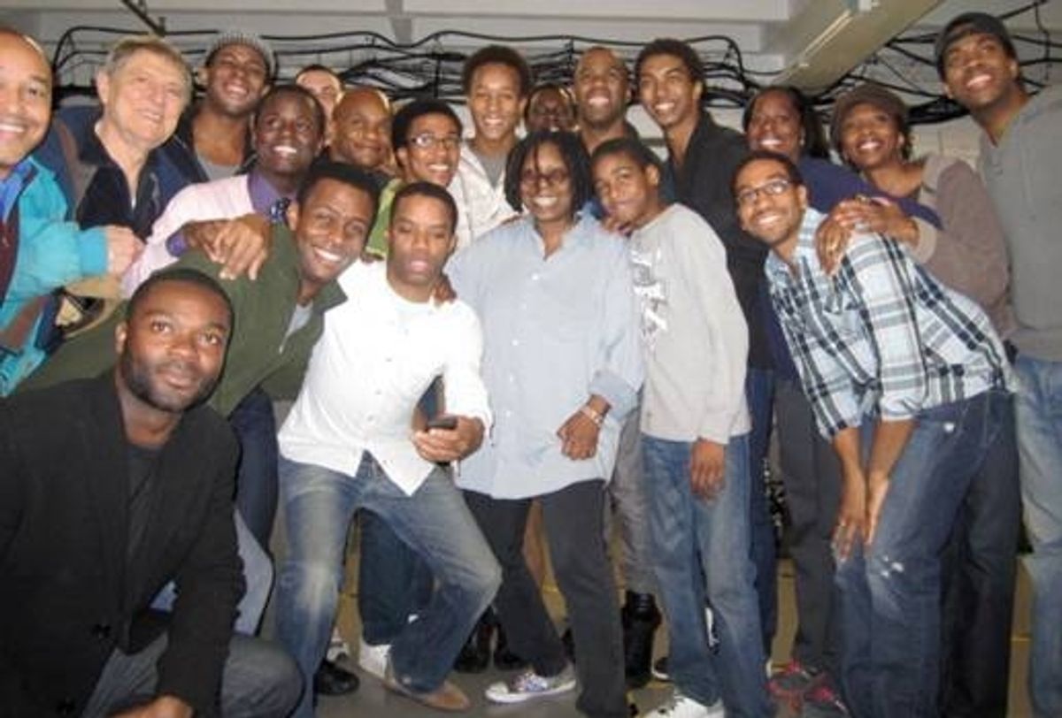 Whoopi Goldberg and the company of THE SCOTTSBORO BOYS at 