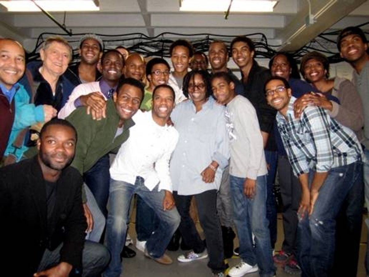 Whoopi Goldberg and the company of THE SCOTTSBORO BOYS at 
