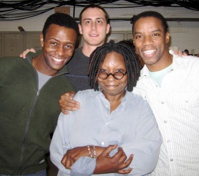 Josh Breckenridge, Paul Masse, Whoopi Goldberg and Rodney Hicks Photo
