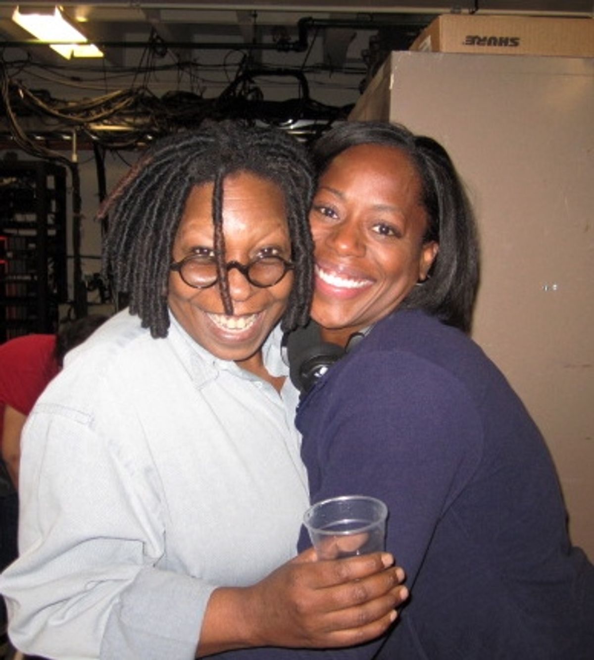 Whoopi Goldberg and Robin S. Walker at 