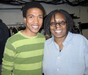 Clinton Roane and Whoopi Goldberg @ BroadwayWorld Clinton Roane and Whoopi Goldberg Photo