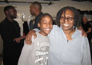 Jeremy Gumbs and Whoopi Goldberg Photo