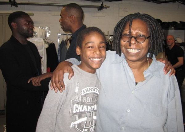 Jeremy Gumbs and Whoopi Goldberg Photo