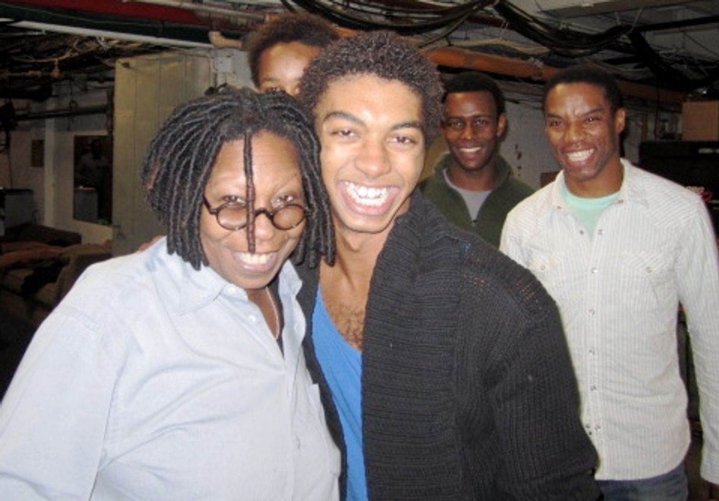Photo Flash: Whoopi Goldberg Visits THE SCOTTSBORO BOYS!  Image