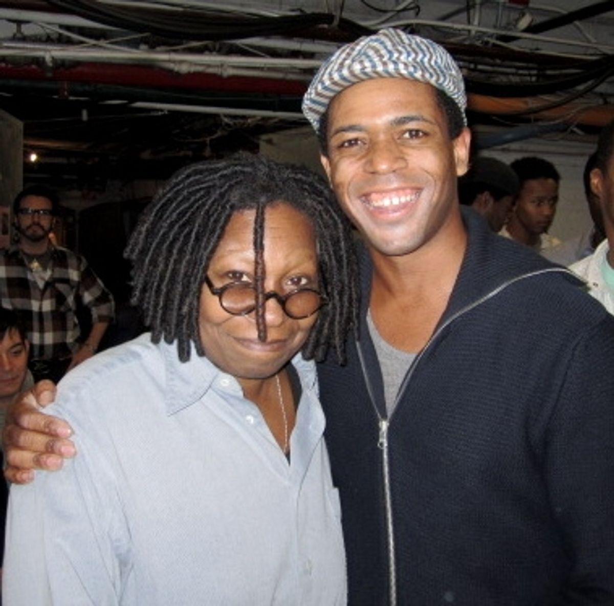 Whoopi Goldberg and Derrick Cobey at 