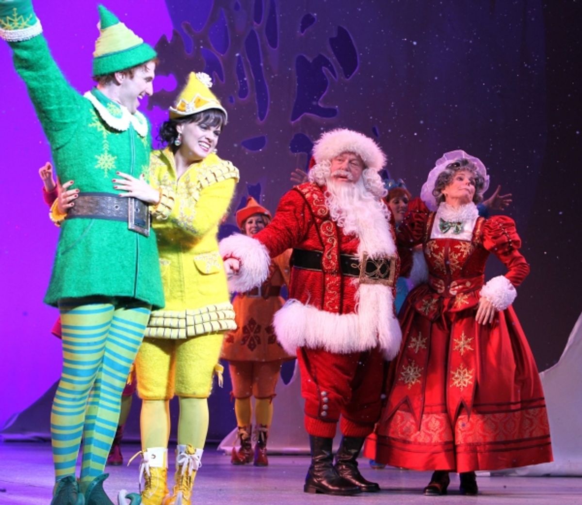 Sebastian Arcelus & Amy Spanger & George Wendt & Nancy Johnston at 