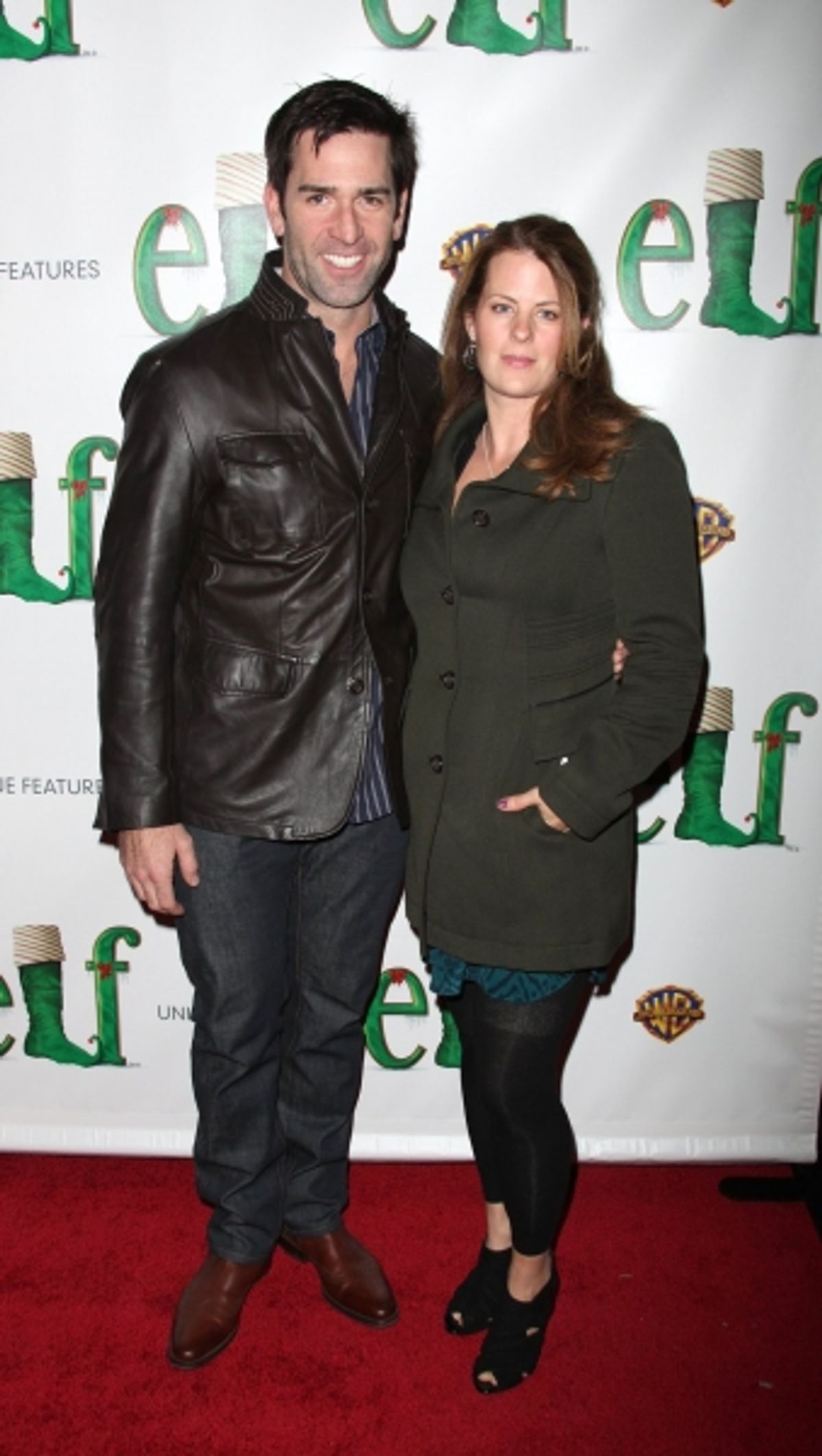 Matt Walton from the soap opera 'One Life To Live' and his wife Alecia Hurs at 