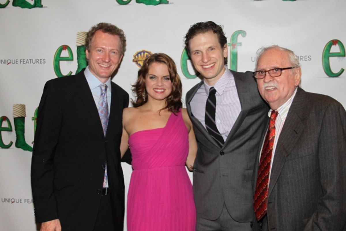 Bob Martin, Amy Spanger, Sebastian Arcelus and Thomas Meehan at 