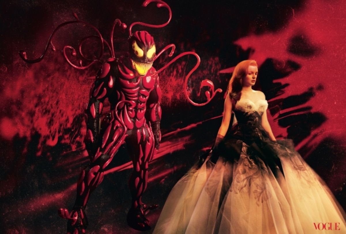 Jennifer Damiano as Mary Jane Watson and a SPIDER-MAN Villian at 