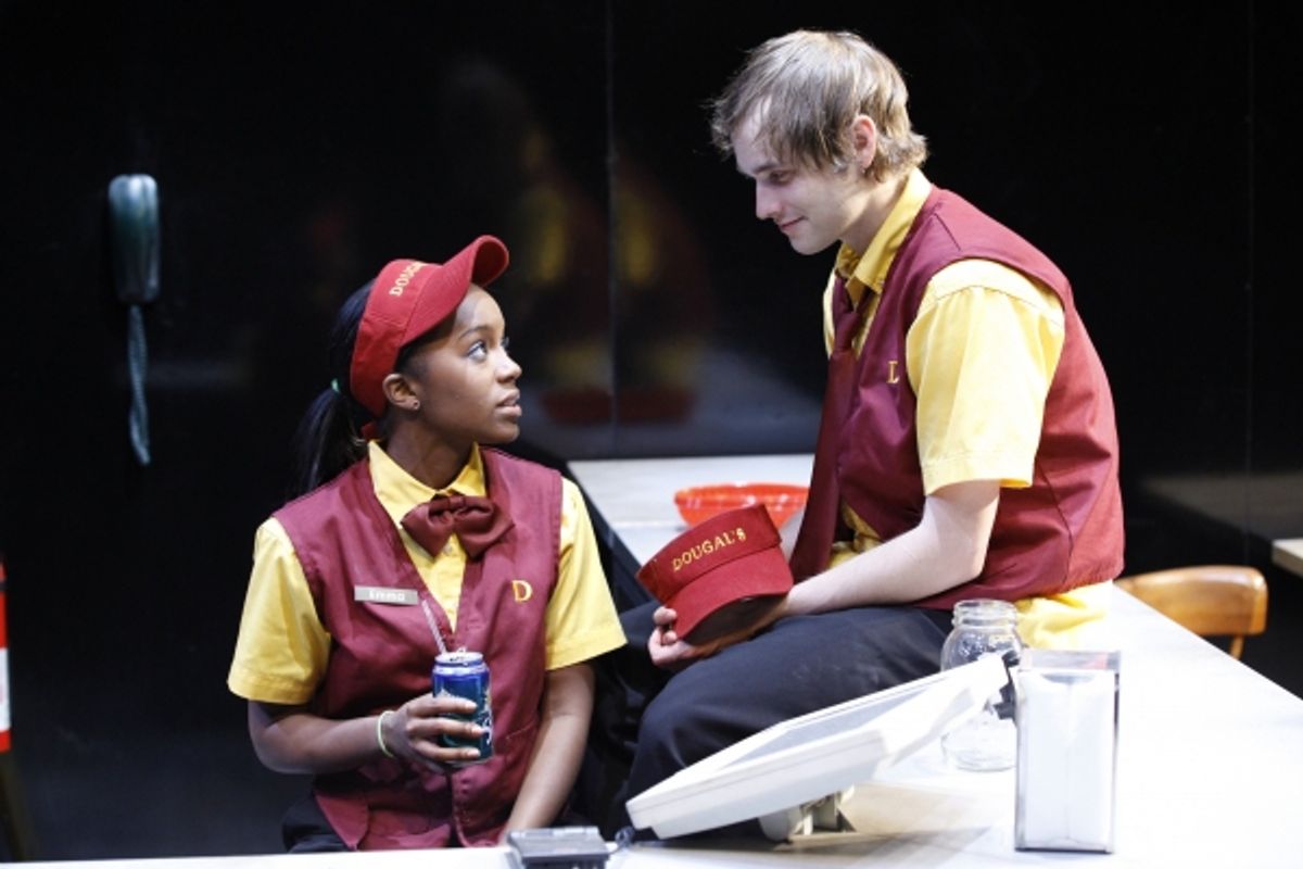 Aja Naomi King and Tobias Segal at 