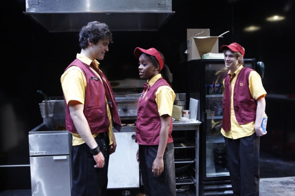 Philip Ettinger, Aja Naomi King and Tobias Segal at 