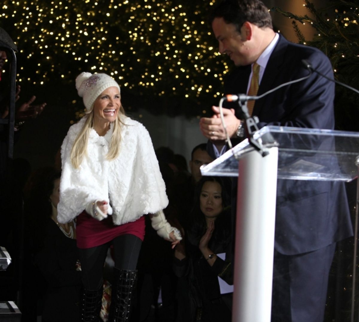Kristin Chenoweth & President and CEO of Lord & Taylor Brendan Hoffman  at 