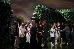 Ensemble cast including Elijah Wood, Julie White, Sam Rockwell, Rosie Perez, Kathy Najimy, Saffron Burrows, Nia Vardalos, Gloria Estefan, Leslie Bibb @ BroadwayWorld Ensemble cast including Elijah Wood, Julie White, Sam Rockwell, Rosie Perez, Kathy Na Photo