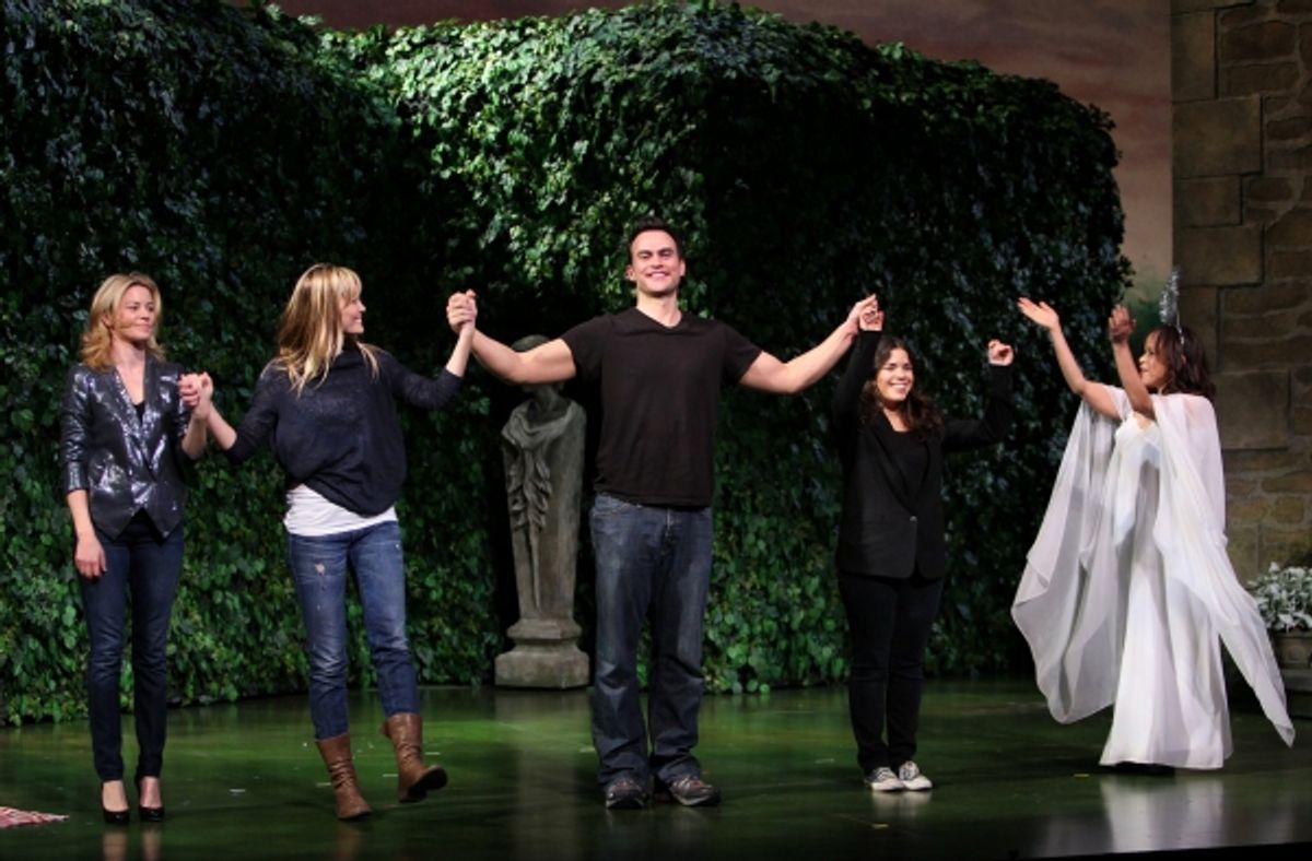 Elizabeth Banks, Leslie Bibb, Cheyenne Jackson, America Ferrera & Rosie Perez  at 