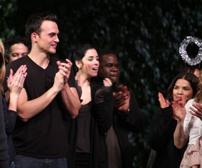 Cheyenne Jackson, Sarah Silverman, Mums Craig Grant & America Ferrera Photo