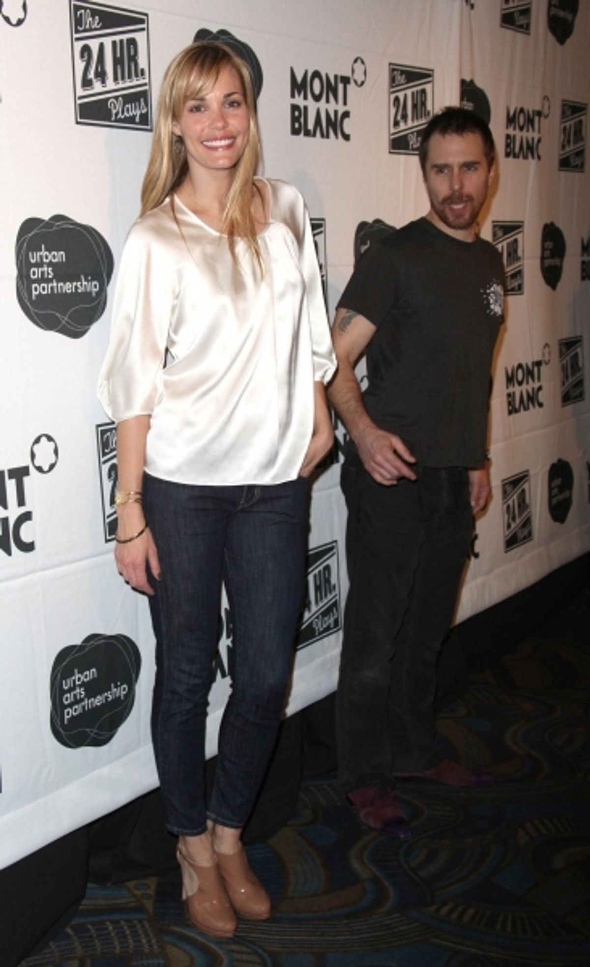 Leslie Bibb & Sam Rockwell at 