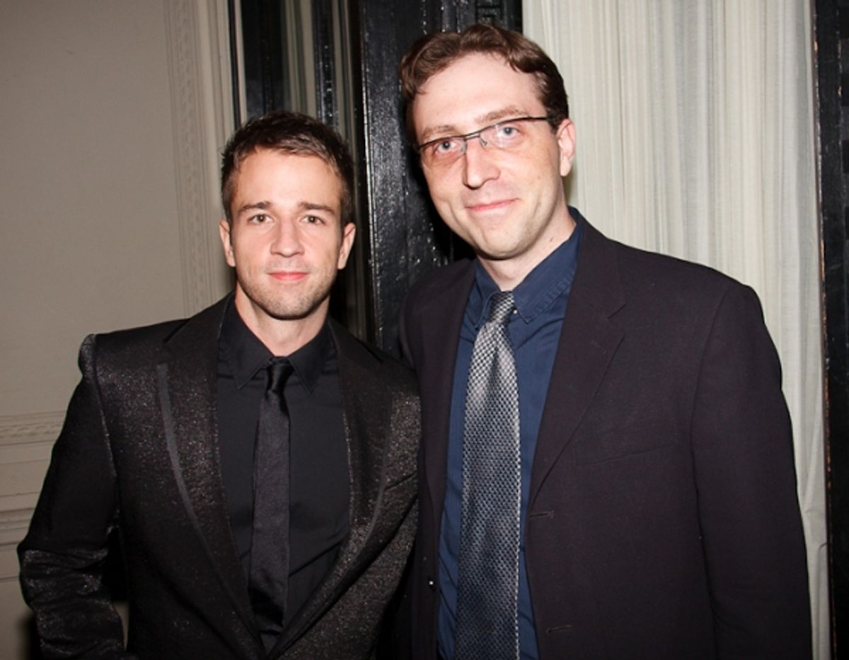 Curtis Holbrook and Keith Varney at NYMF Honors Rivera, Weisslers and 2010 NYMF Winners